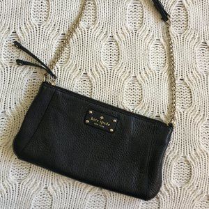 Black Leather Kate Spade Purse